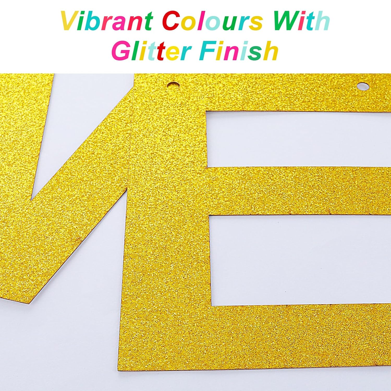 Amabro Welcome Home Banner, Sparkling Shiny Colorful Hanging Banner Welcome Banner Sign Welcome Back Decors for Home Decoration Weddings Christmas Housewarmings Family Theme Party Supplies image number 4