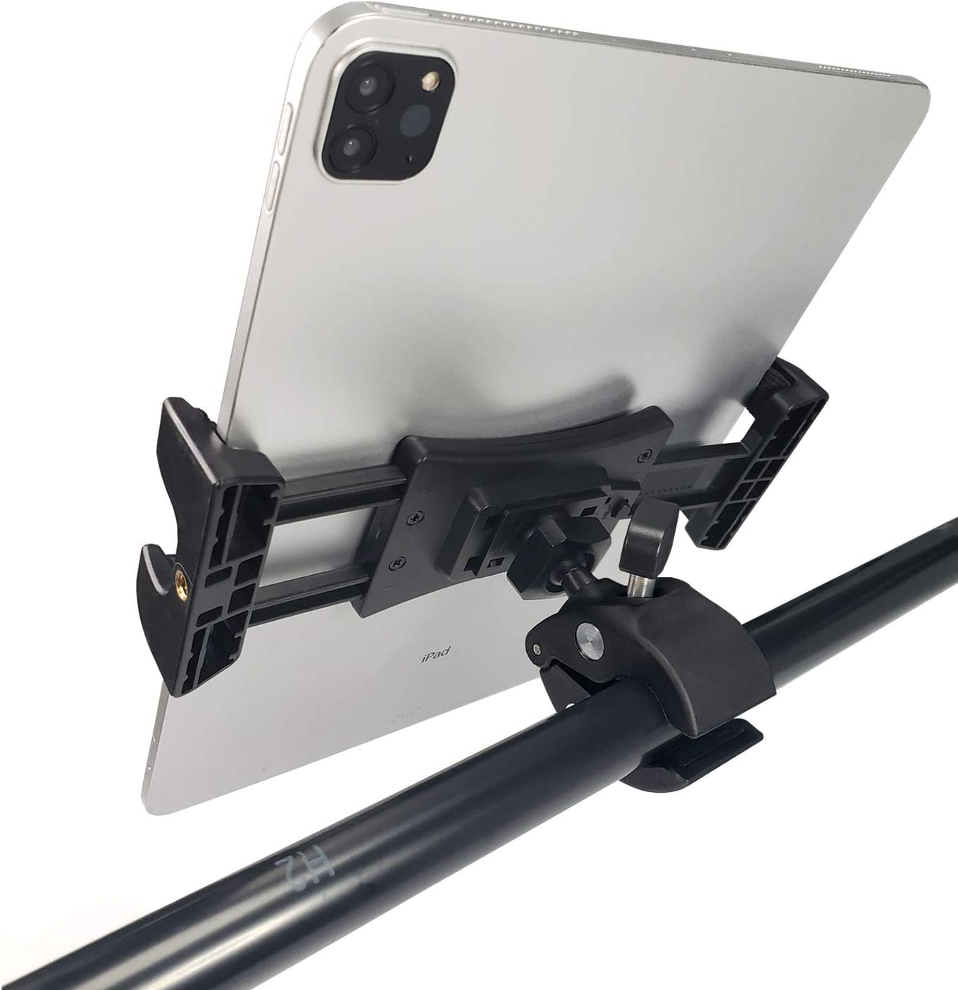 Microphone Music Stand Tablet Smartphone Holder Mount Heavy Duty 360 Degree Swivel Clamp Compatible with 3.5 to 13.5In Phone Tablets, Ipad Pro 12.9 11 10.5 Air Mini, Surface Galaxy Tab, Iphone Galaxy image number 1