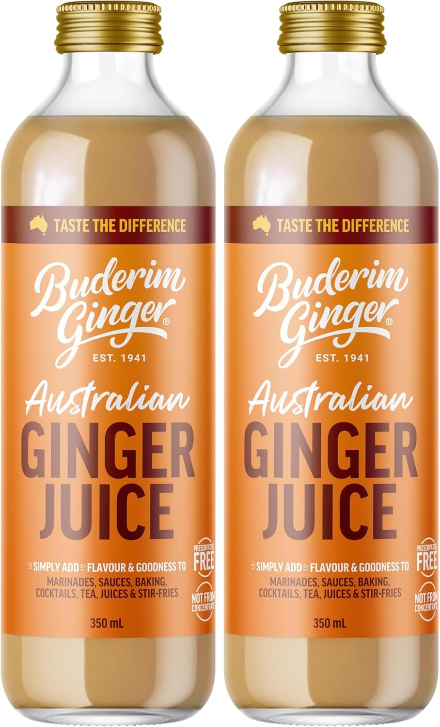 Buderim Ginger Australian Ginger Juice &ndash; Pure, Premium Flavor, Made with Australian Ginger, 350Ml Glass Bottle, Add Zesty Kick to Marinades, Cocktails, Teas, and Stir-Fries. image number 6