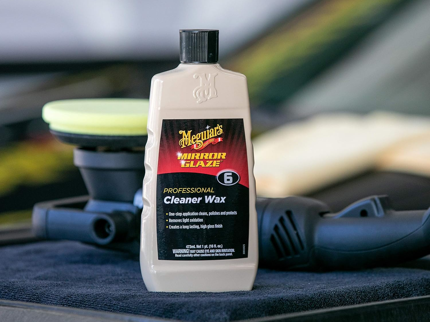 Meguiar'S M0616C Mirror Glaze Cleaner Wax, 16-Ounce, (Non-Carb Compliant) image number 1