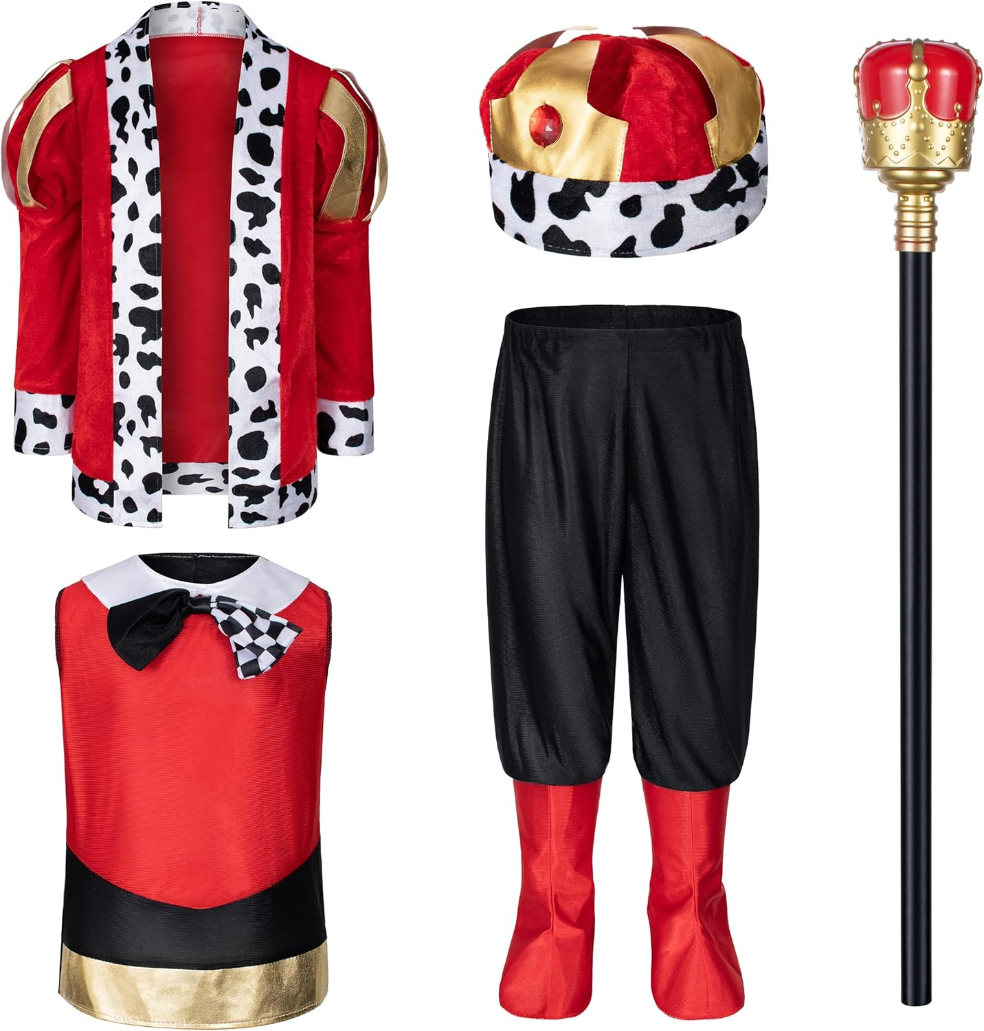 Elibelle Boys Dress-Up Royal Outfits Prince Charming Birthday Halloween Costume Cosplay for Kids image number 2