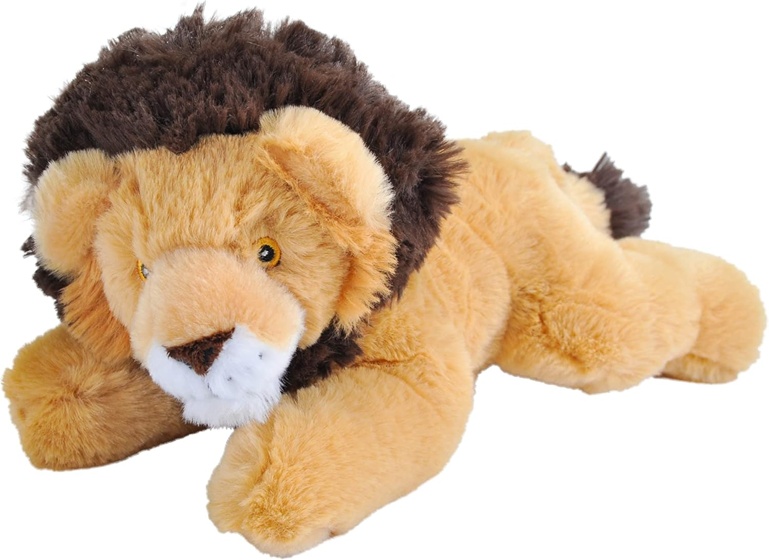 Wild Republic Ecokins Mini Lion, Stuffed Animal, 8 Inches, Kids, Plush Toy, Made from Spun Recycled Water Bottles, Eco Friendly, Child&rsquo;S Room Decor image number 1