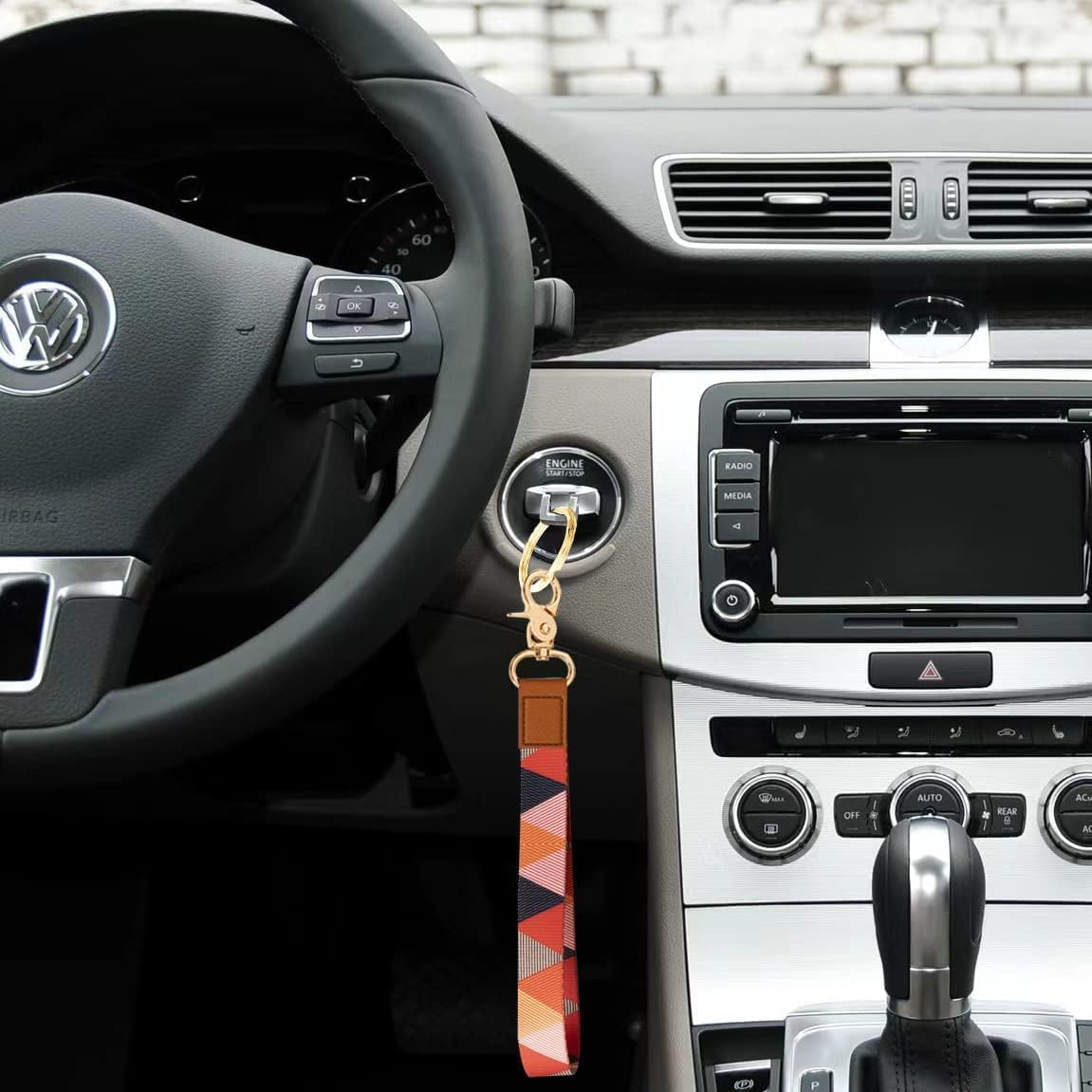 Wrist Lanyard Key Chain, Cute Wristlet Strap Keychain Holder for Women Men Car Keys ID Badges Card Wallet Phone Camera image number 3