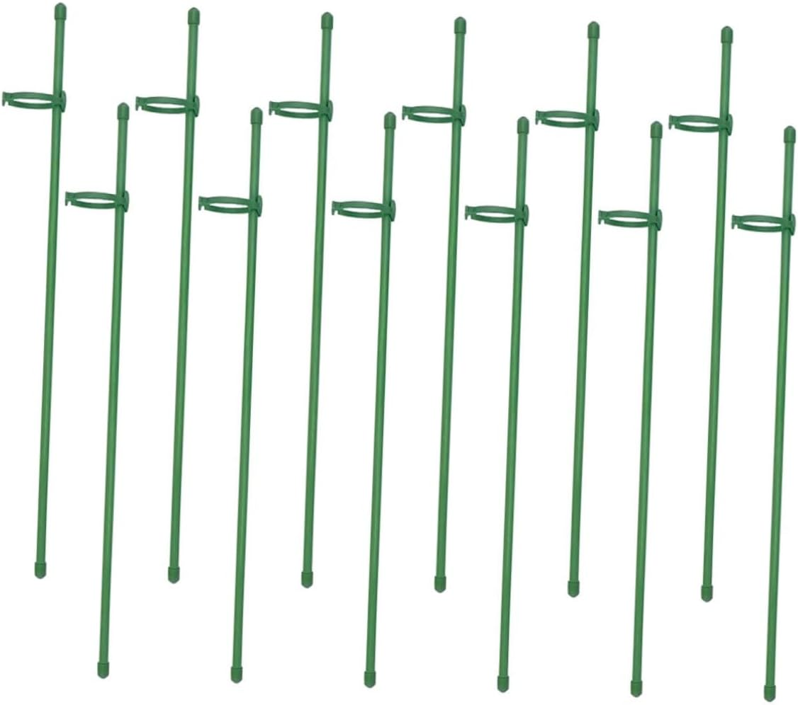 Yardenfun 12Sets Plant Support Stakes for Flower Garden Single Stem Plant Supports Garden Stakes for Growing Sticks image number 3