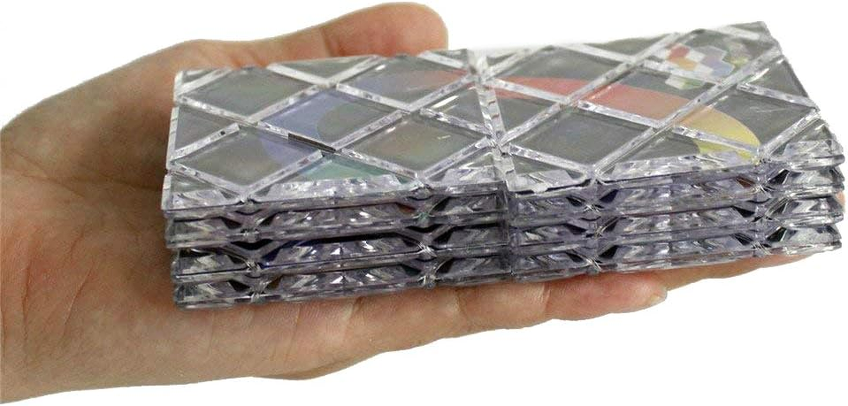 Goodplay Lingao 8 Panels 3 Rings Magic Folding Puzzle Cube Twisty Black image number 1