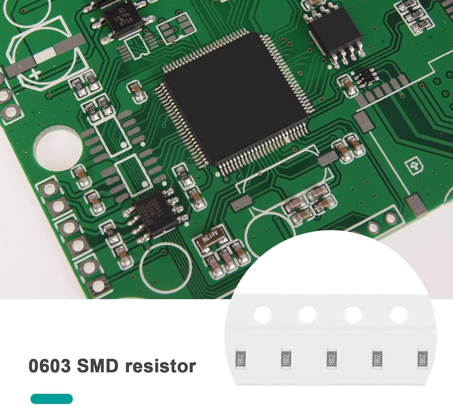 660Pcs 0603 Chip Resistor 0603 Resistor Kit SMD Chip Fixed Resistor Electronics Resistor Chip for TV LCD Monitors Radios Stereos Repairing
