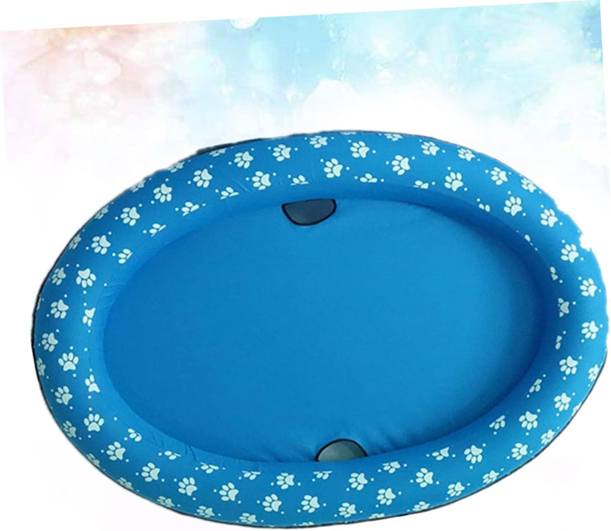 Hohopeti Water Play Mat Pet Inflatable Pool Floating Mat for Outdoor Pool Floats for Dogs Cats