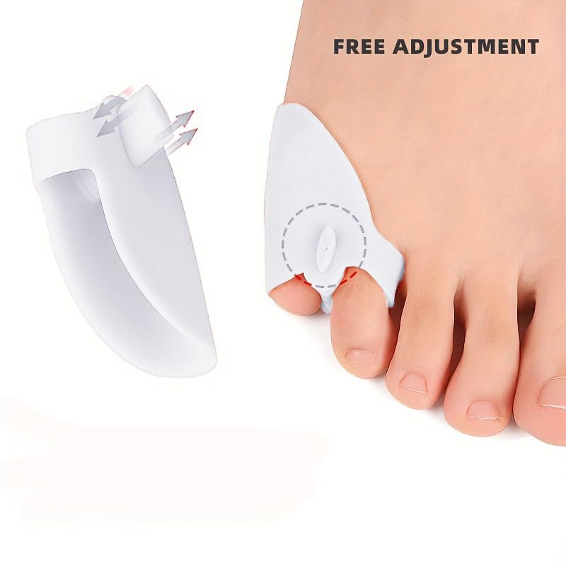 Pinky Toe Separators, Little Toe Spacers, 6 Pieces Small Toe Separators for Overlapping Toes Relieve Pain from Friction and Pressure Foot Care Tool image number 6