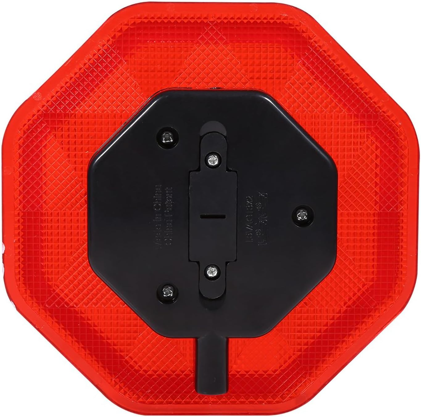 LED Flashing Stop Sensor, Flashing Warning Stop Sign LED Light Parking Sign Garage Parking Assistant System Adjustable Stand for Garage Port Auto Parking Detector 53.9X 8.1X5In