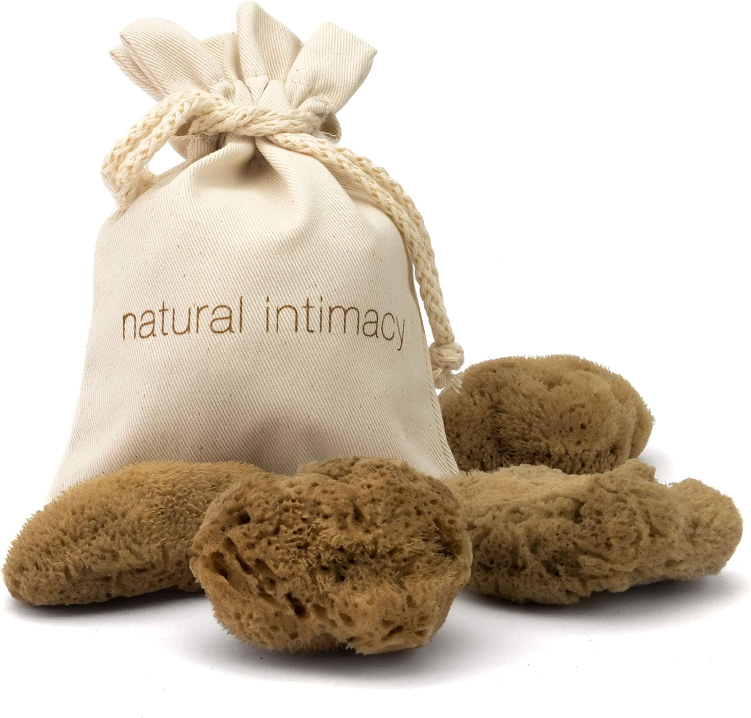 Facialcare Sea Sponges, for Daily Cleansing, Makeup Removal and Exfoliation, Mixed Sizes. (Natural Brown) image number 3