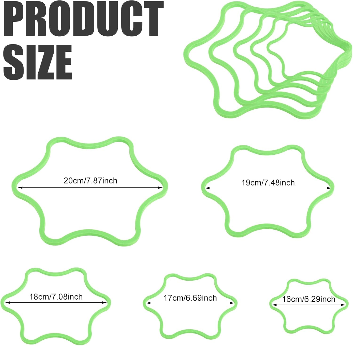 5Pcs Aquarium Floating Plant Rings, Foam Floating Plant Corral Flower Shaped Fish Feeding Rings Fish Tank Food Ring for Intercepting Floating Plants (Green) image number 4