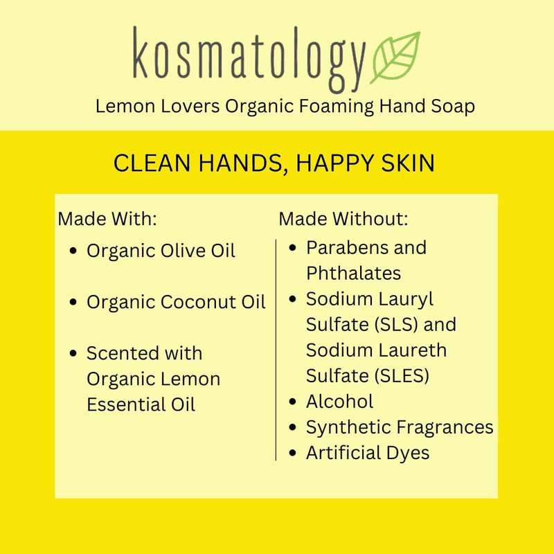 Kosmatology - Foaming Hand Soap Lemon Lovers - 8.5 Oz. image number 4