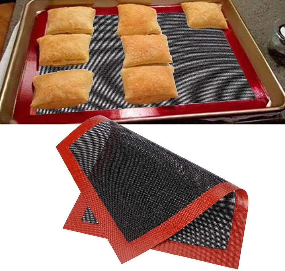 Breathable Baking Mat, Bread Baking Mat Silicone Perforated Silicon Liner Baking Mesh, Non-Stick for Eclair European Bread image number 2
