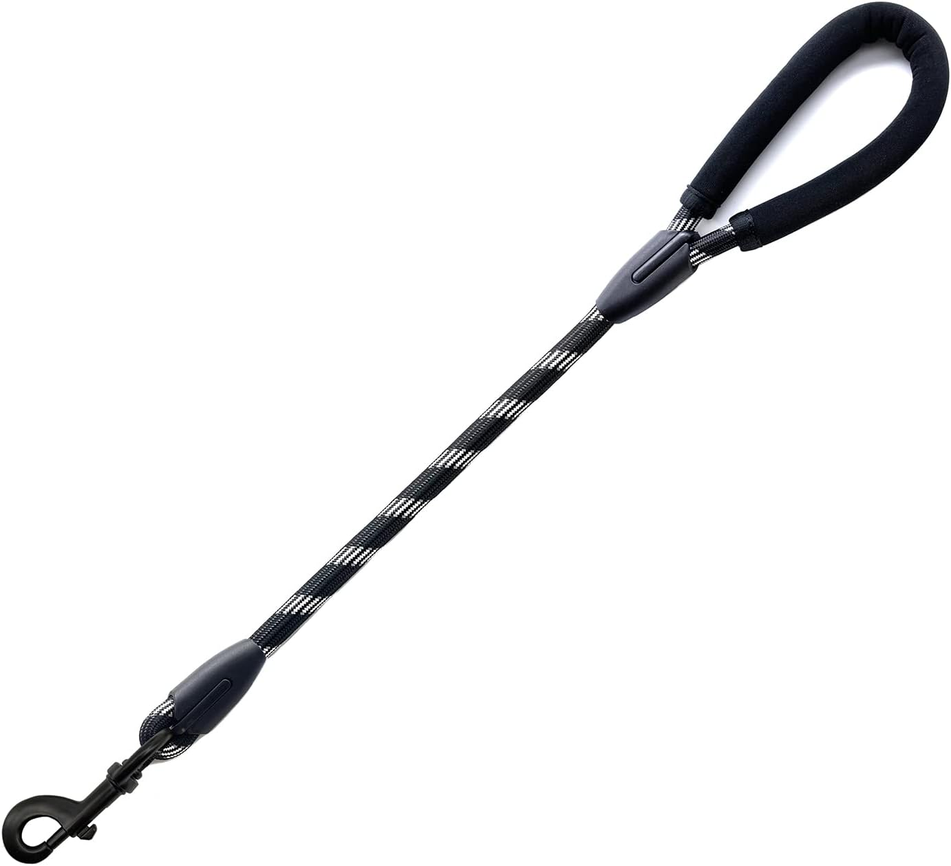 Dog Leash Short Training Dog Leashes for Medium Large Dogs with Comfortable Padded Handle up to 80Lbs Black