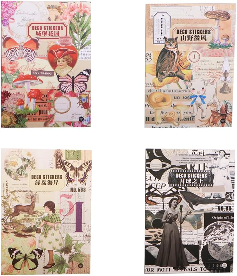 Journaling Sticker Book, Reading and Writing Scrapbook Stickers, Junk Journal Supplies, Pre-Cut Aesthetic Scrapbooking for Women, Collage Decorative Bullet Planner DIY Arts image number 6