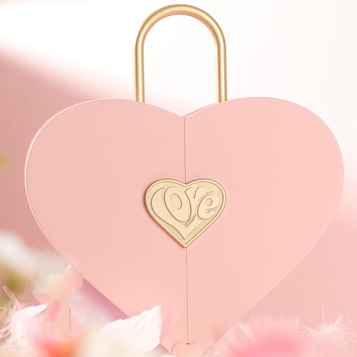 Ring/Earring/Necklace Jewelry Set Box Luxury Gift Box for Anniversary Birthday Christmas Jewelry Storage Case for Women (PINK) BOX ONLY image number 2