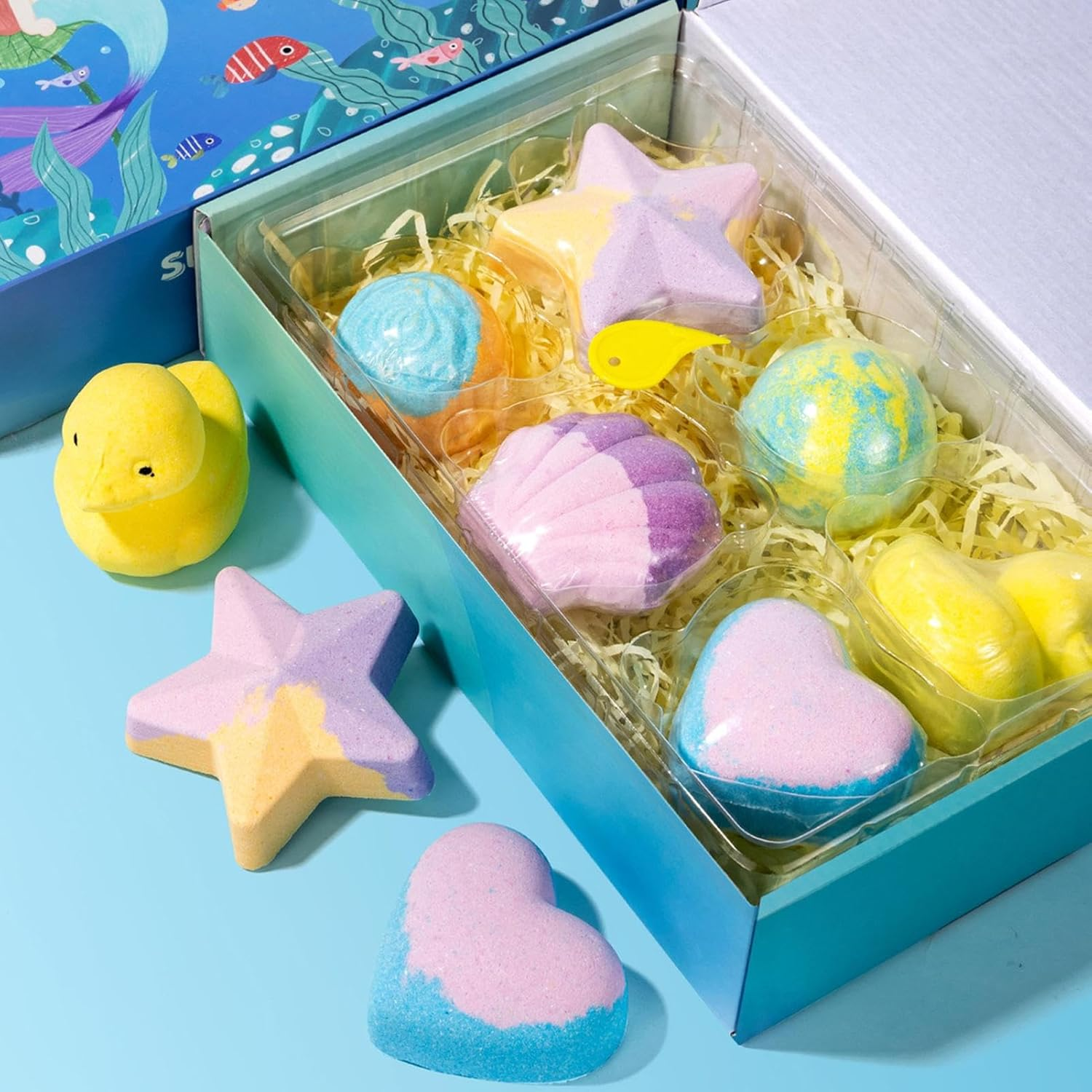 Shower Salt Ball, Bubble Bath Salt - Relaxing Scented Skin Cleanser for Bathroom Home Travel Hotel Women Kids image number 5