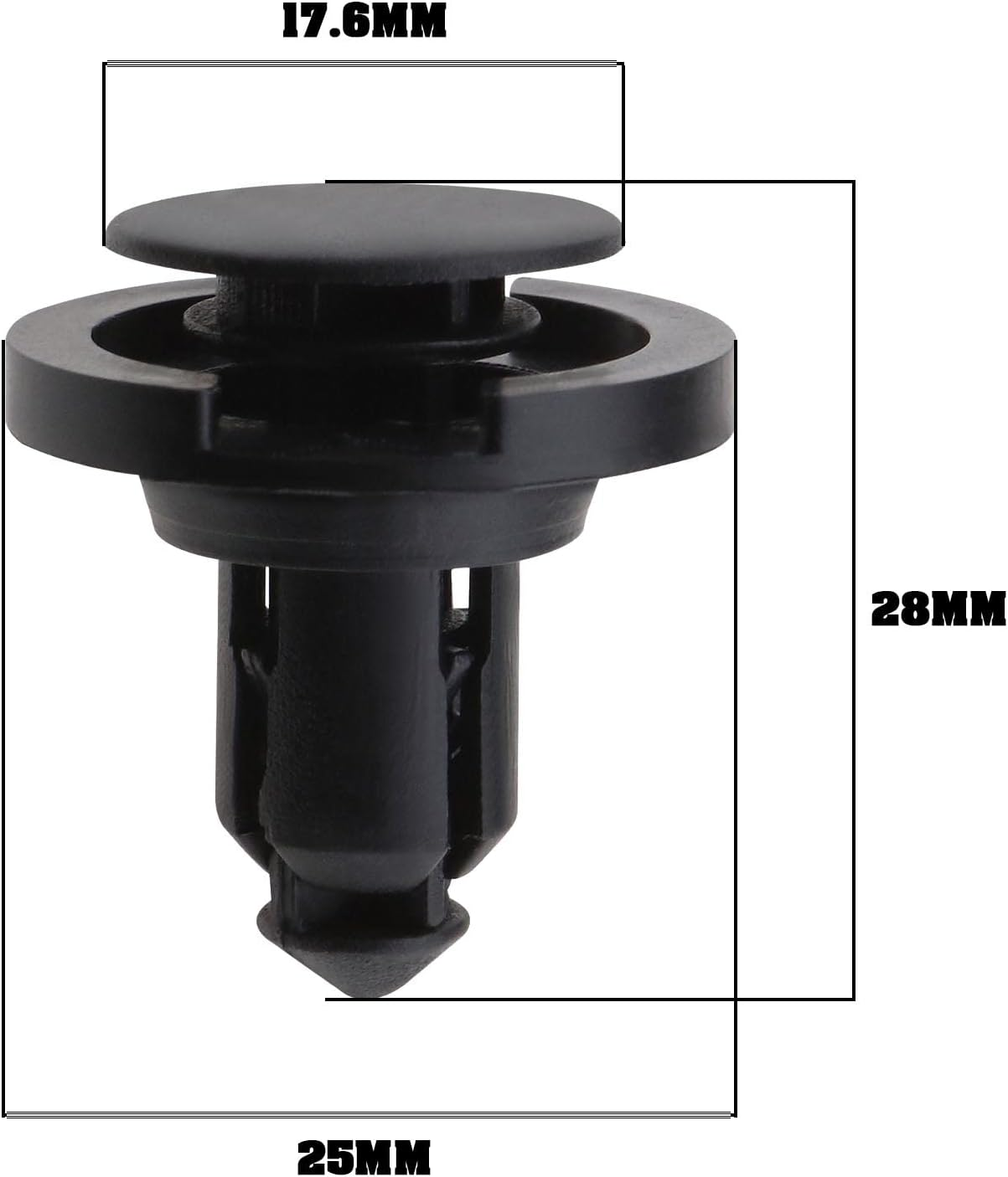 Emagtech 10PCS Car Side Skirt Push Clips 909140020 909140055 Compatible with Impreza 00-07 WRX Sti Bumper Clips Trim Fasteners Plastic Rivet Splash Shield Retainers image number 6