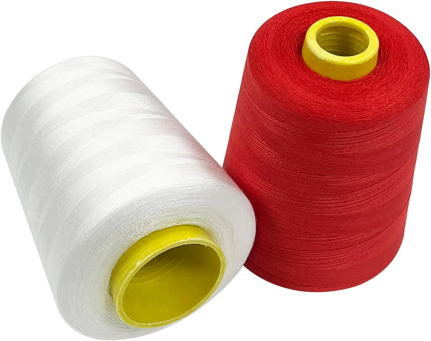 Polyester Sewing Thread, All-Purpose Sewing Machine Thread, 8000 Yards /7315.2 M 40S/2 Premium Quality Thread(Red) - Pink image number 6