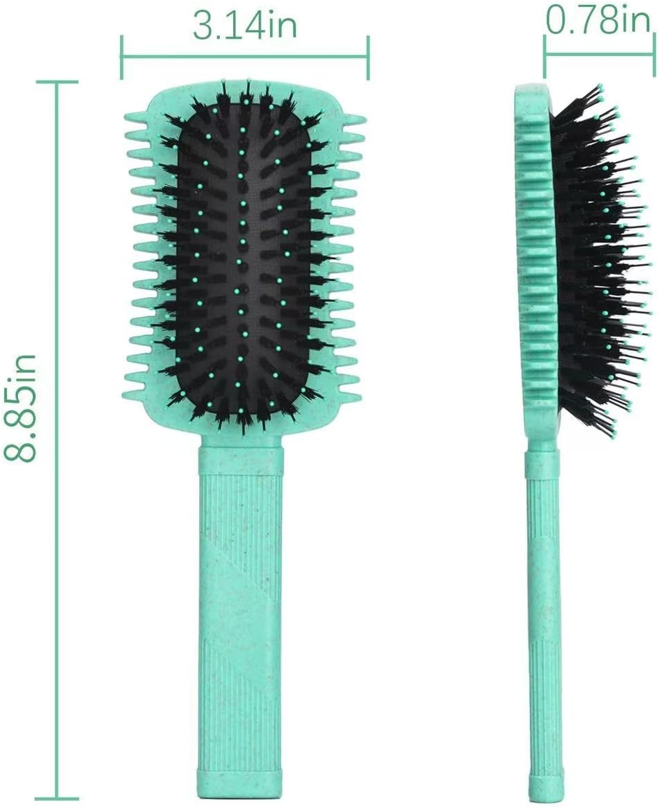 Curly Hair Defining and Styling Brush for Volume, Shaping Women'S Curls (Green 1PC) image number 6