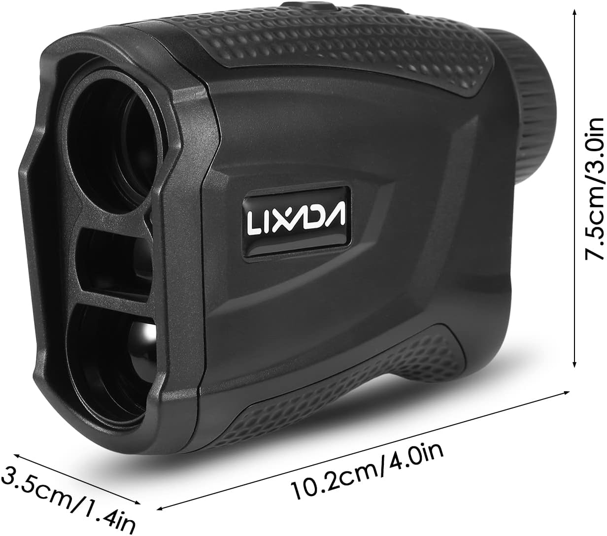 Golf Rangefinder, Professional Precision 656 Yards Range Rechargeable Distance Meter Speed Tester 6X Magnification Golfing Finder image number 6