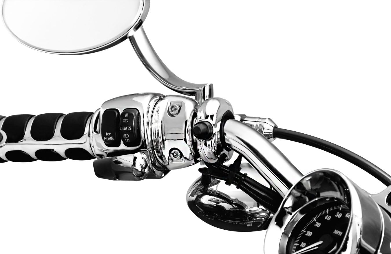 Motorcycle Switch Wiring Harness PROAUTO Driving Light Wiring and Relay Kit Fuse Relay On/Off Switch Relay for Motorcycle Cycle with 7/8 Inch, 1 Inch, or 1-1/4 Inch Handlebars image number 4