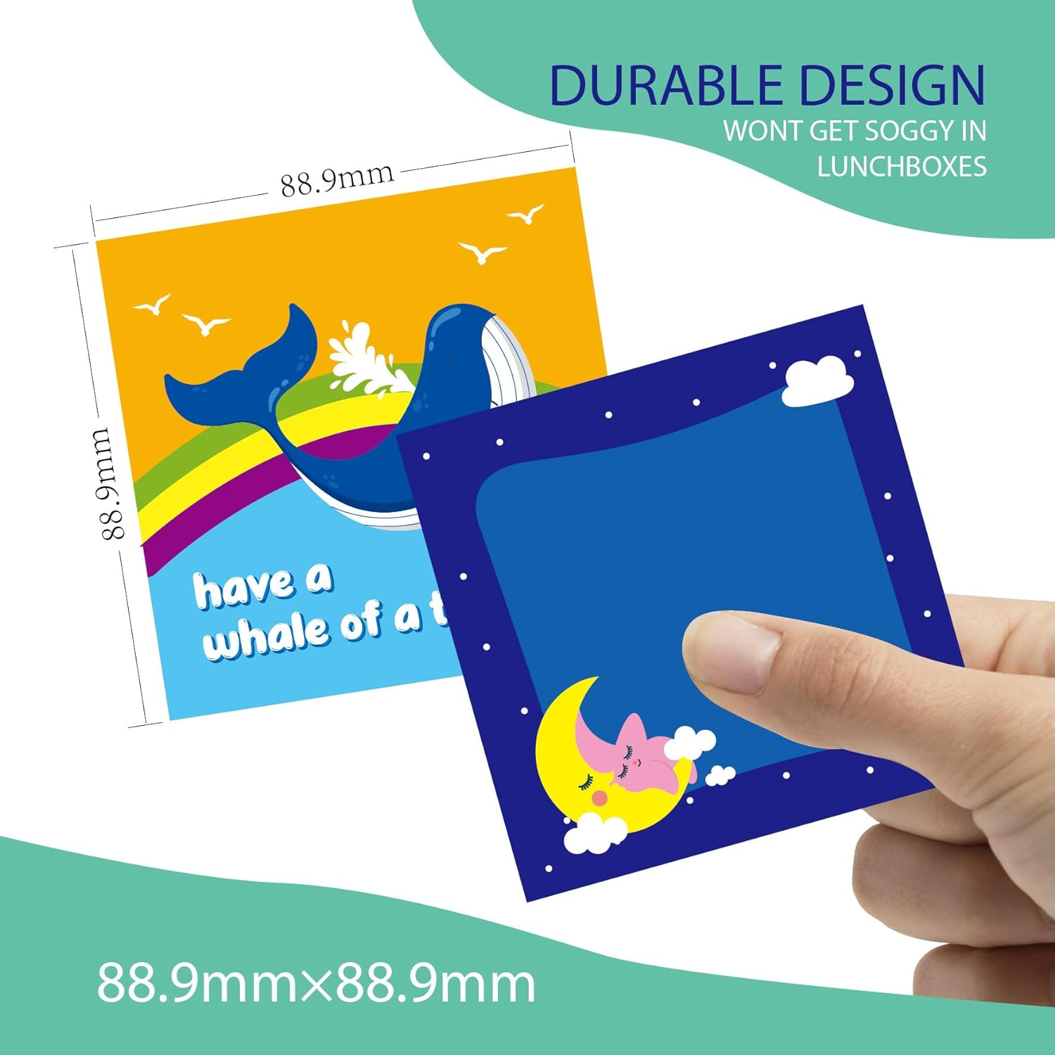 60 Pcs Affirmation Cards for Kids,Lunch Box Notes,Funny Inspirational Cards,Cute Self Encouragement Positive Thinking Card,Motivational Card,Gifts for Children Toddler Girls Christmas image number 4