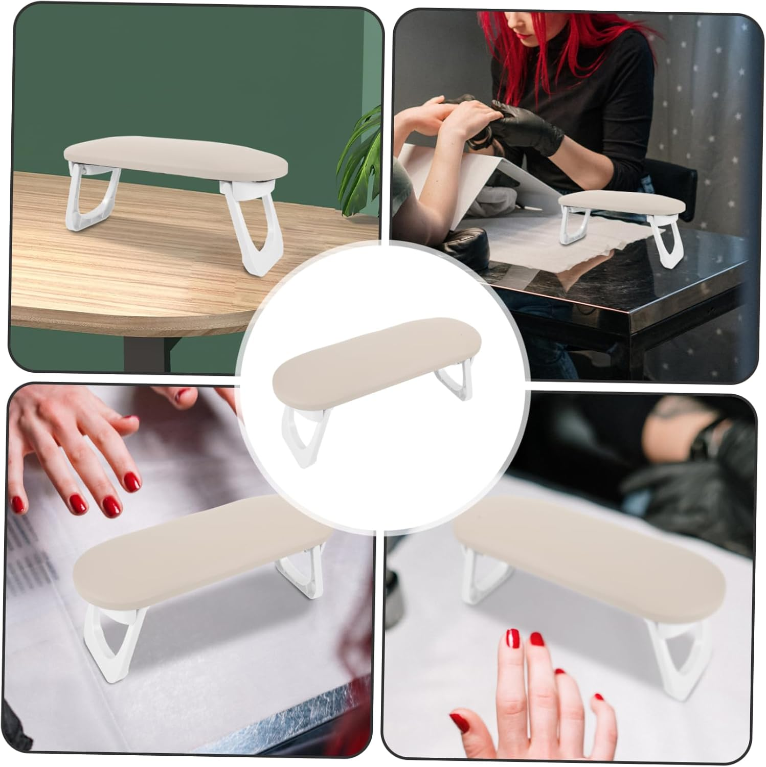 Nail Manicure Hand Pillow Arm Rest for Nail Desk Hand Rest for Manicure image number 5