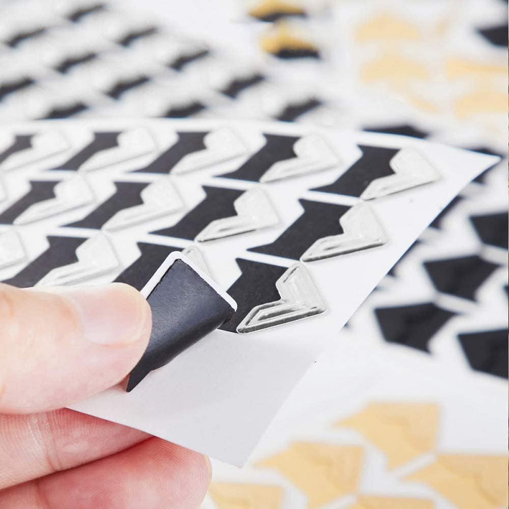 2022 120Pcs Self-Adhesive Photo Frame Corner Sticker Decor Craft Scrapbook AUS image number 3
