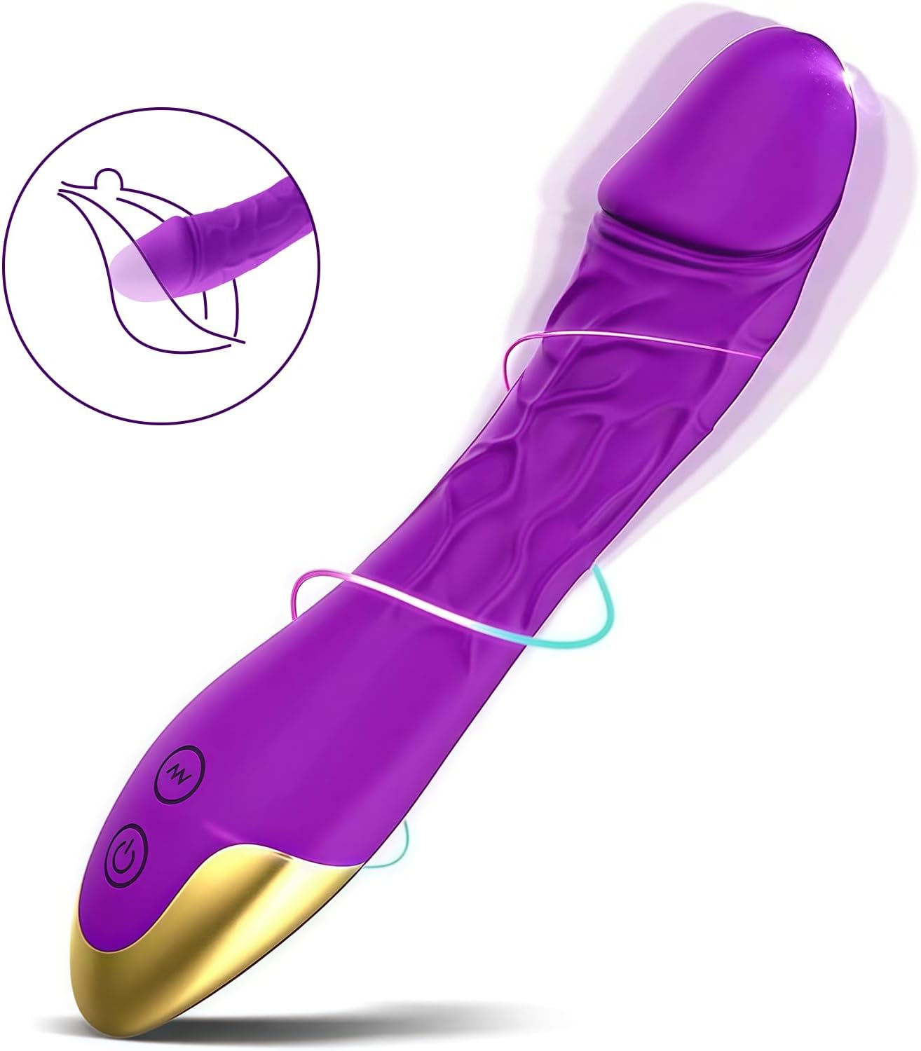 Handheld Massages Toy for Women (Lavender) image number 5