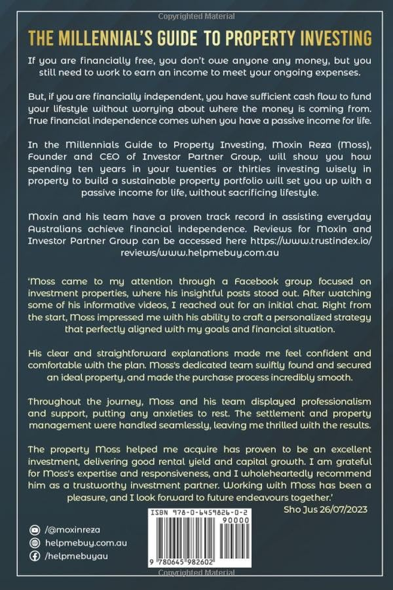 The Millennial&rsquo;S Guide to Property Investing: How to Invest in Property Using Contemporary Methods in the 21St Century image number 1