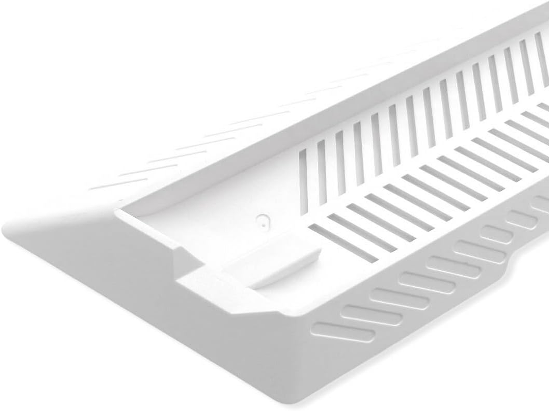Kailisen PS4 Slim Vertical Stand for Playstation 4 Slim with Built-In Cooling Vents and Non-Slip Feet (White)