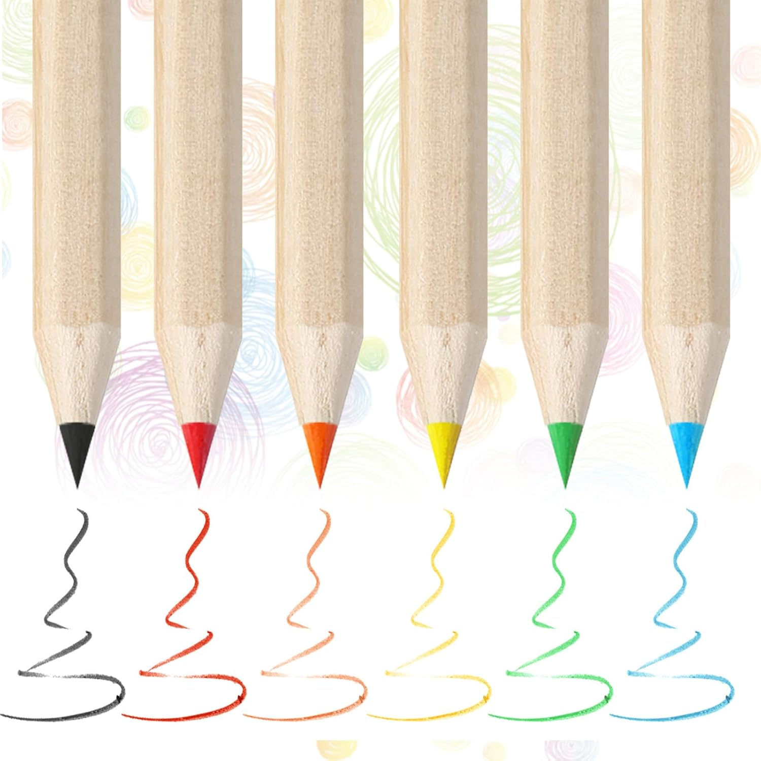 120Pcs/20 Boxes Mini Colored Pencils Bulk Kids Drawing Colored Pencils Bulk Party Favor, 6 Color Pencils in Kraft Boxes, 3.5 Inch Short Coloring Pencils Pre-Sharpened for Classroom School Supplies image number 5