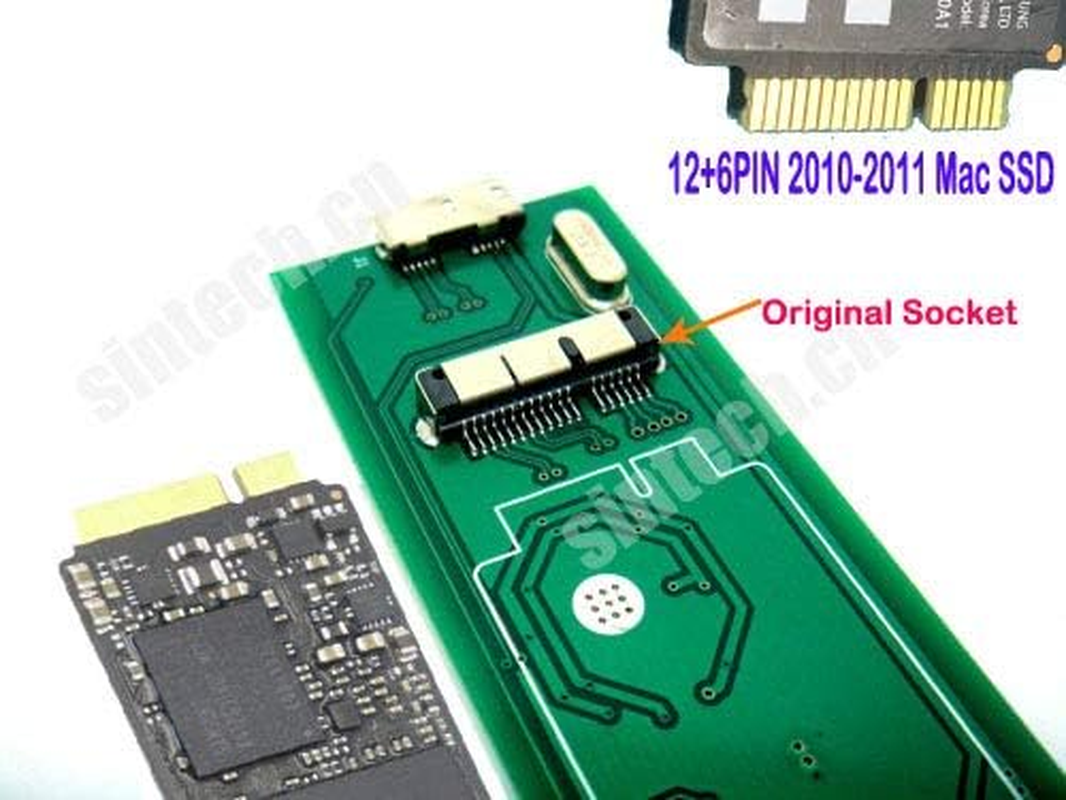 Sintech USB 3.0 External Enclosure Case for 18 Pin SSD from 2010-2011 Macbook Air A1369 A1370 1375 A1377 MC505 MC506 image number 3
