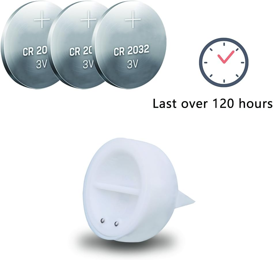 Novelty Place 24Pcs Waterproof Flameless Floating Tealights, LED Floating Candles Cool White Flickering Tea Lights - Battery Operated Candles Decoration for Wedding, Christmas, Party, Pool, Pond image number 5