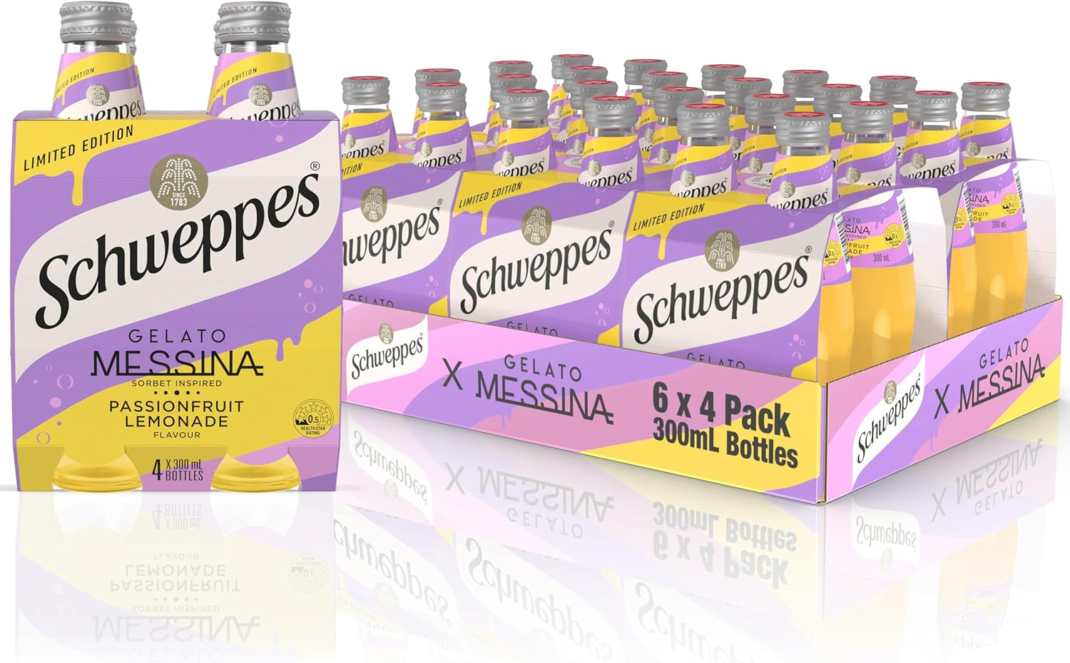 Schweppes Passionfruit Lemonade 300 Ml (Pack of 24) image number 2