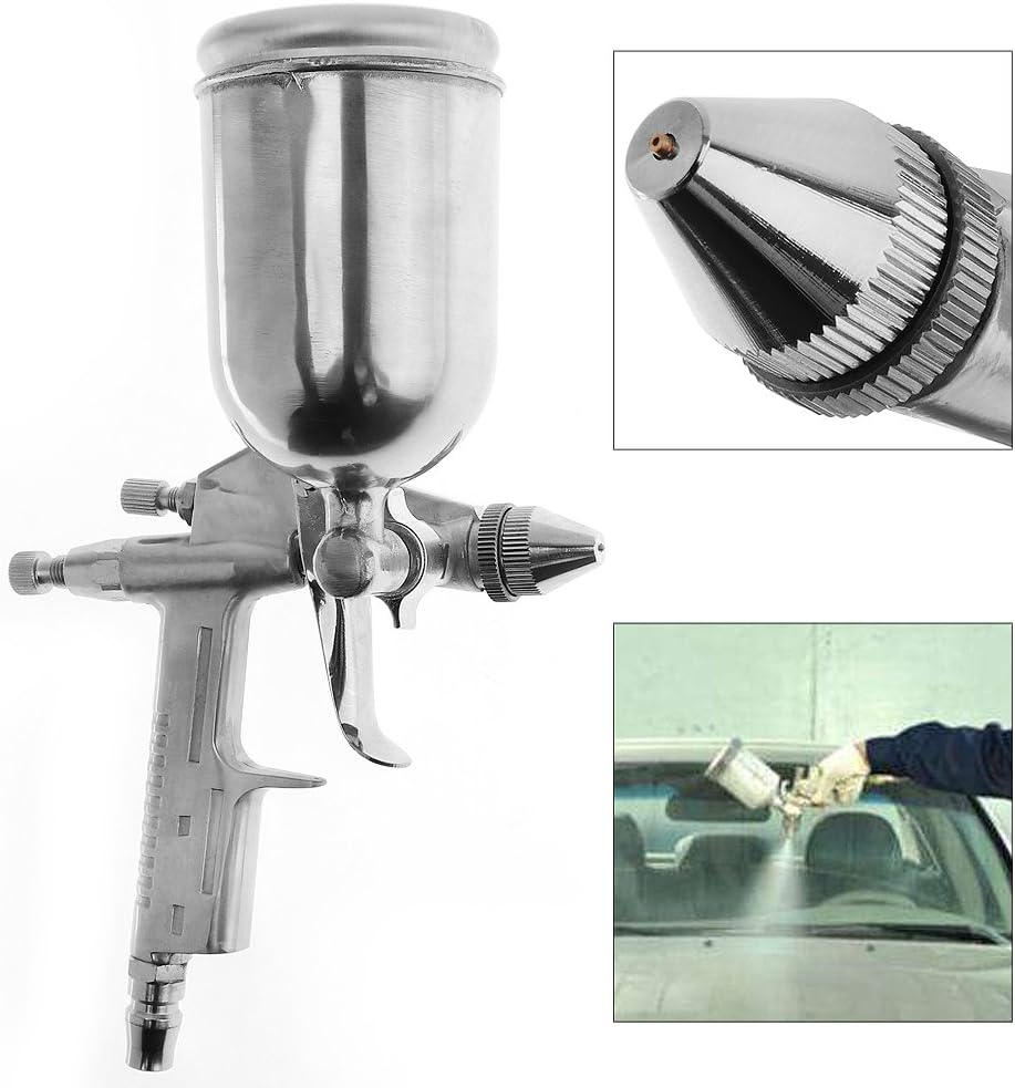 Chgimposs Mini Pneumatic Paint Spray Gun with 0.5Mm Diameter Nozzle for Leather/Wall Painting image number 5