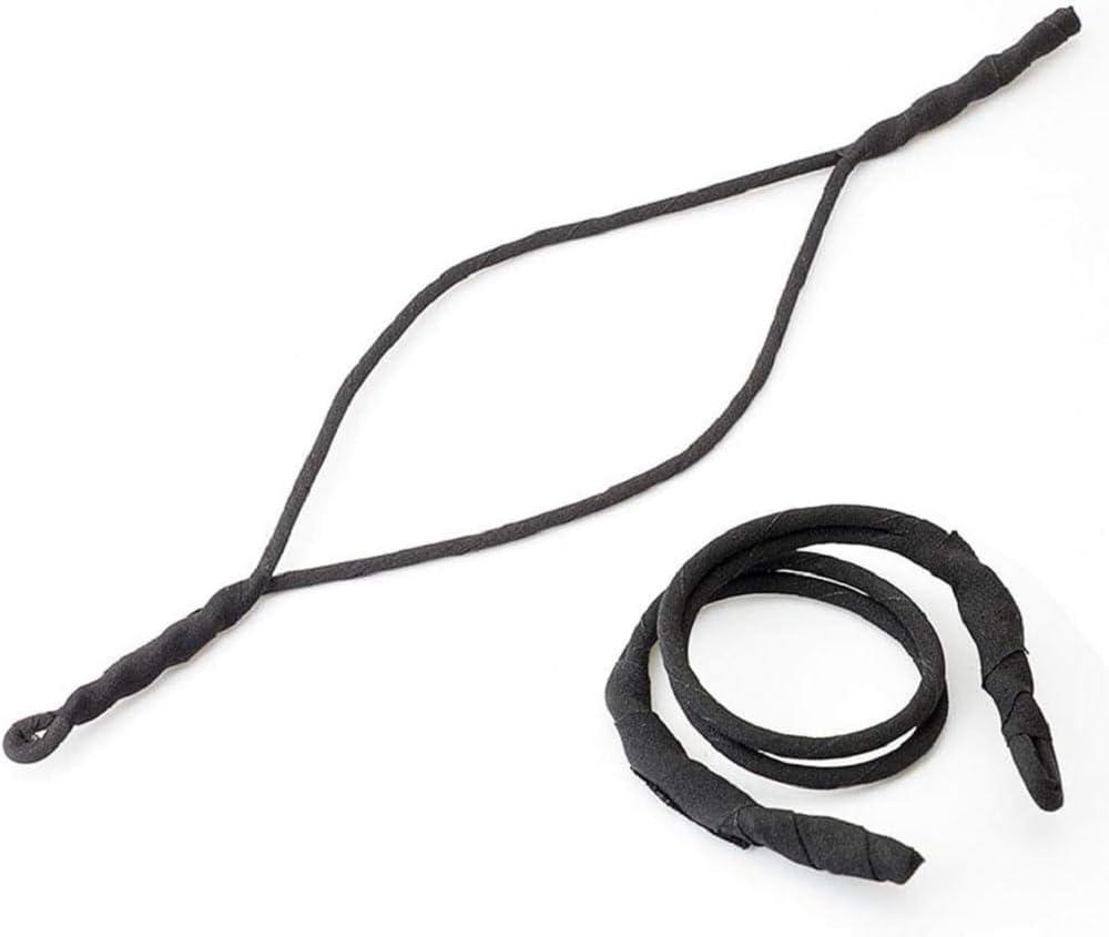 6 Pcs Simple Hair Donut Bun Maker Ponytail Bun Shaper Twist Hair Styling Tool for Women and Girls (Black, One Set) image number 3