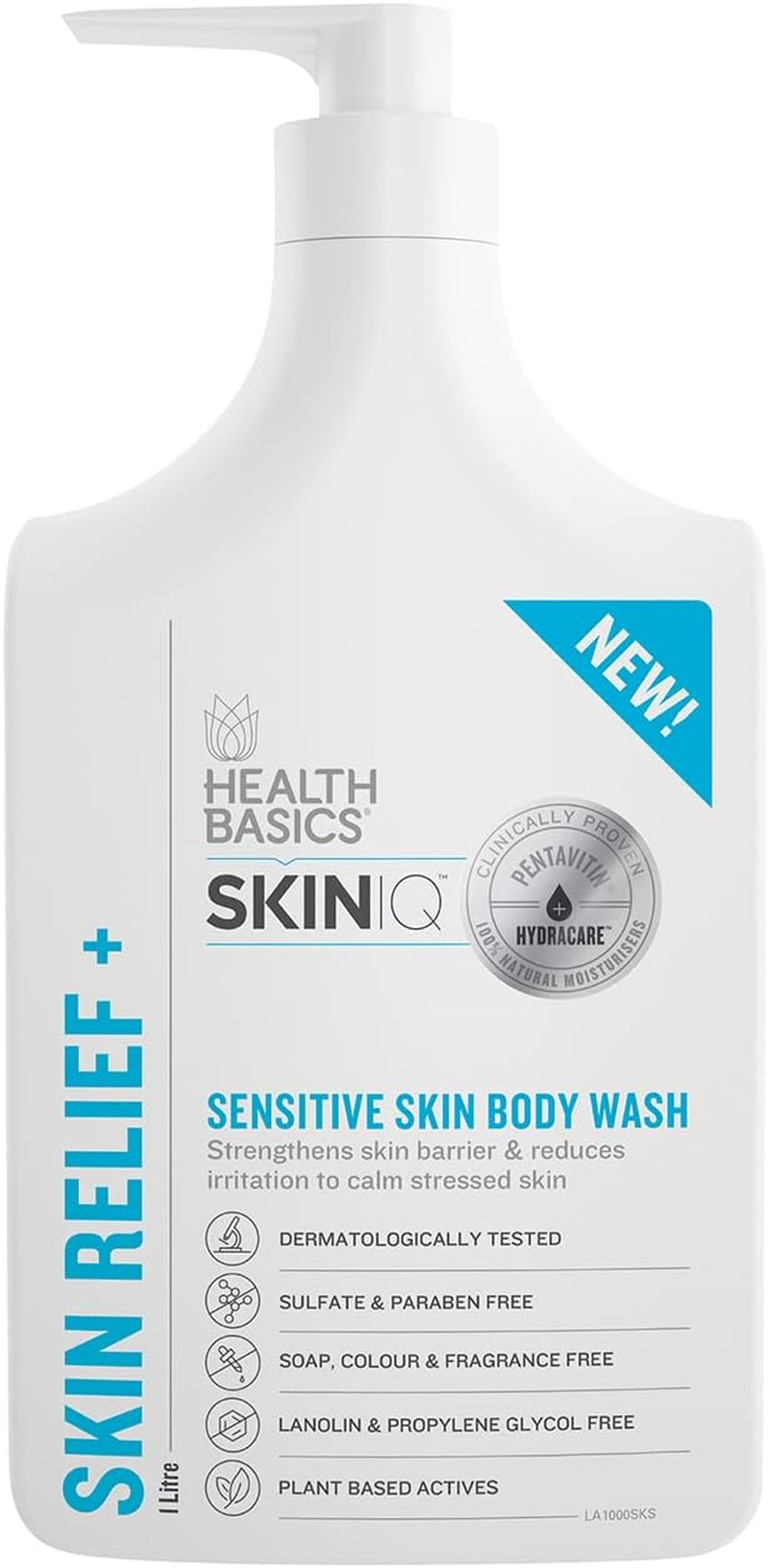 Skin IQ - Skin Relief Body Wash, 1 Litre image number 1