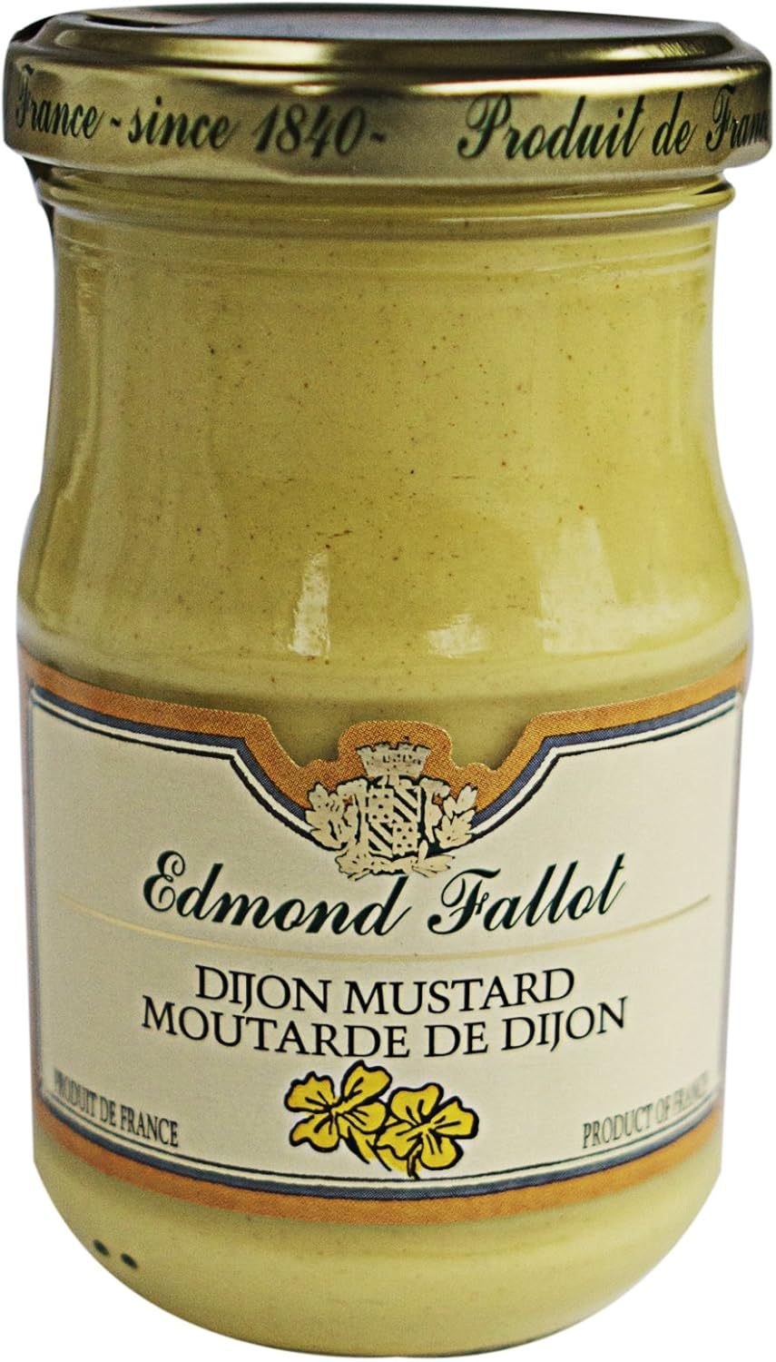 Dijon Mustard Fallot Authentic Imported Jar Traditional Mustard 120G Jar