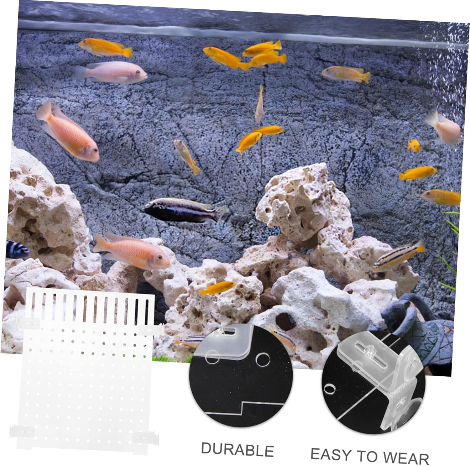 Fish Tank Board Fish Tank Divider 20 Gallon Fish Tank Separator Aquarium Divider Clear Betta Fish Tank Aquarium D&eacute;cor Tank Dividers Acrylic Equipment Water Tank image number 5