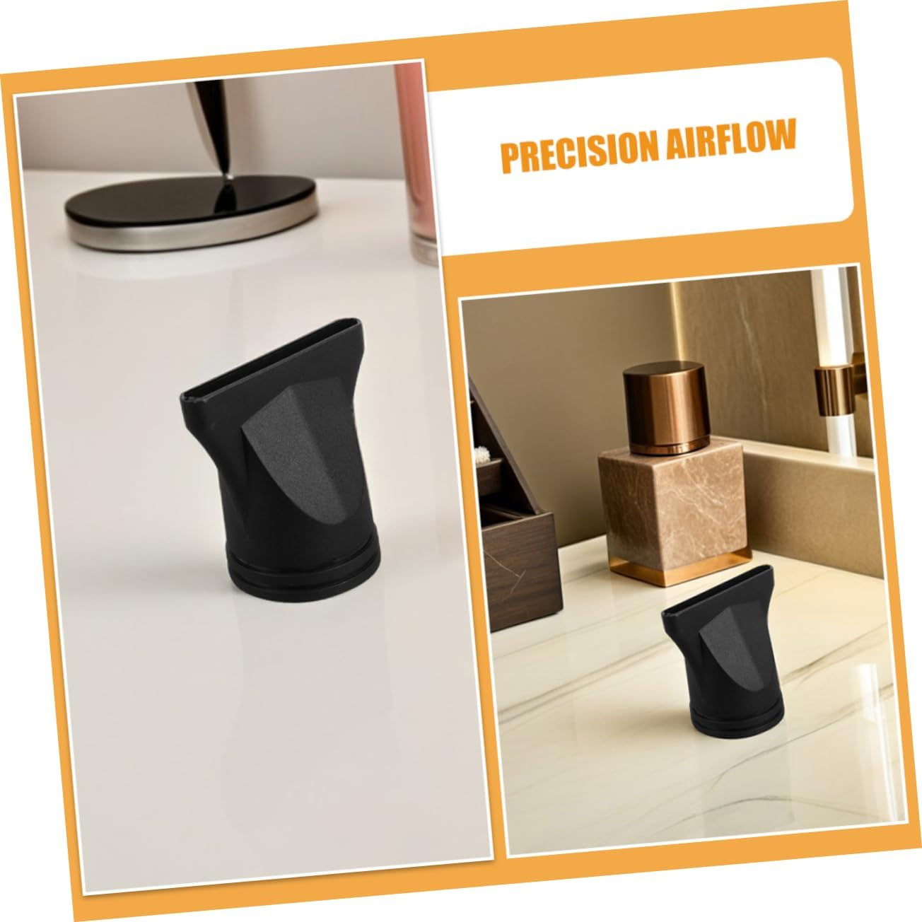 6Pcs Hair Dryer Concentrator Nozzle Flat Duckbill Attachment for Fast Drying Fit for Salon and Home Hair Styling Enhances Airflow Concentration and Heat Distribution image number 3