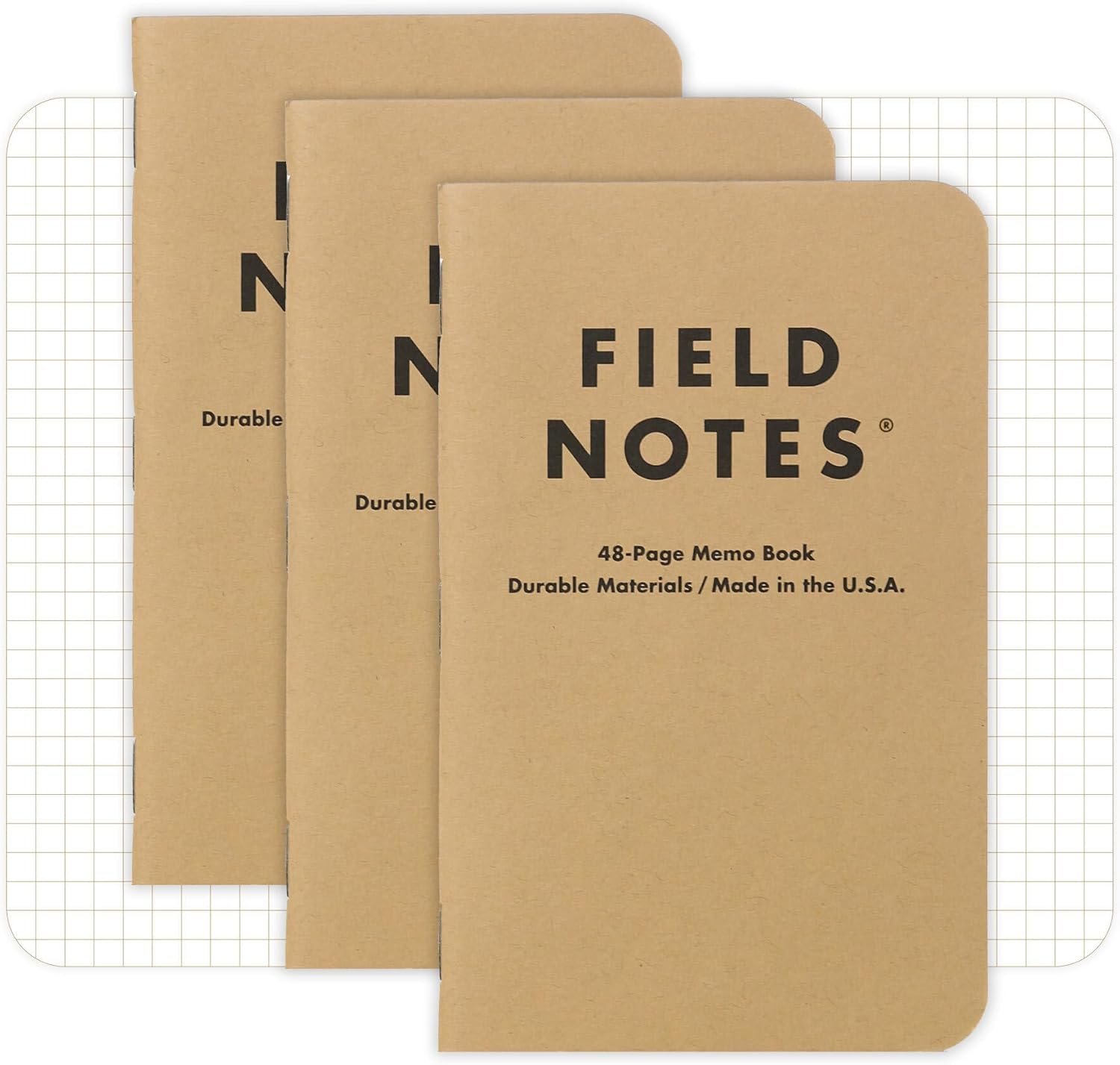 Field Notes Kraft Graph 3-Pack