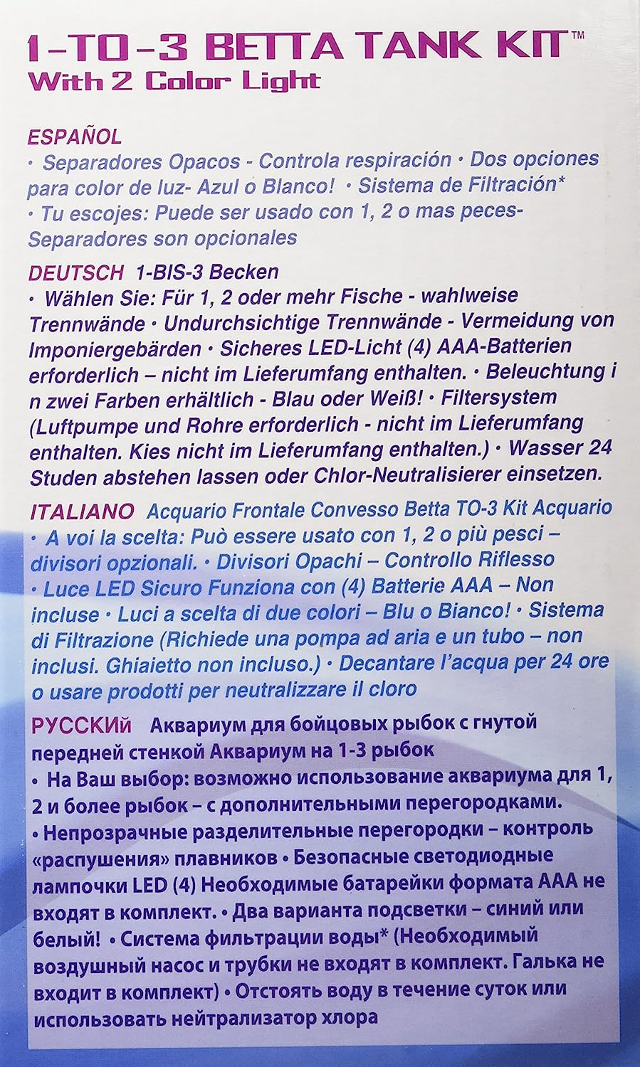 Penn Plax Betta Aquarium Kit Complete with LED Lighting image number 3