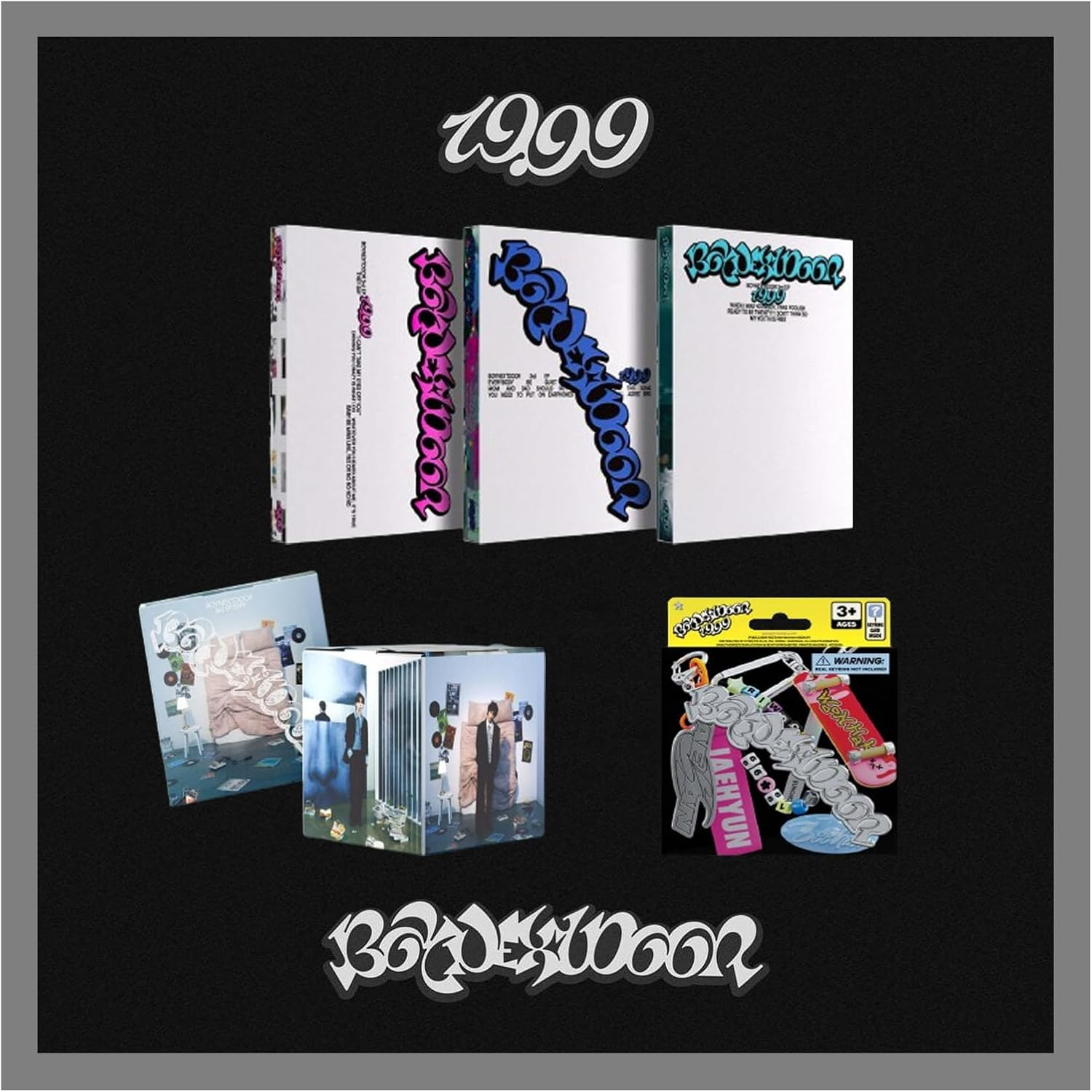 19.99 3Rd EP Album with Tracking BND (Set(3 Standard+1 Clink+Weverse Albums)) image number 1