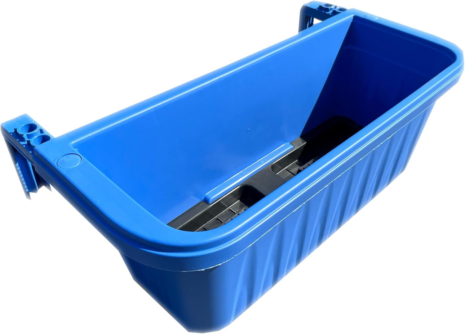 Apollo Exports International 24" Adjustable Railing Planter, Black