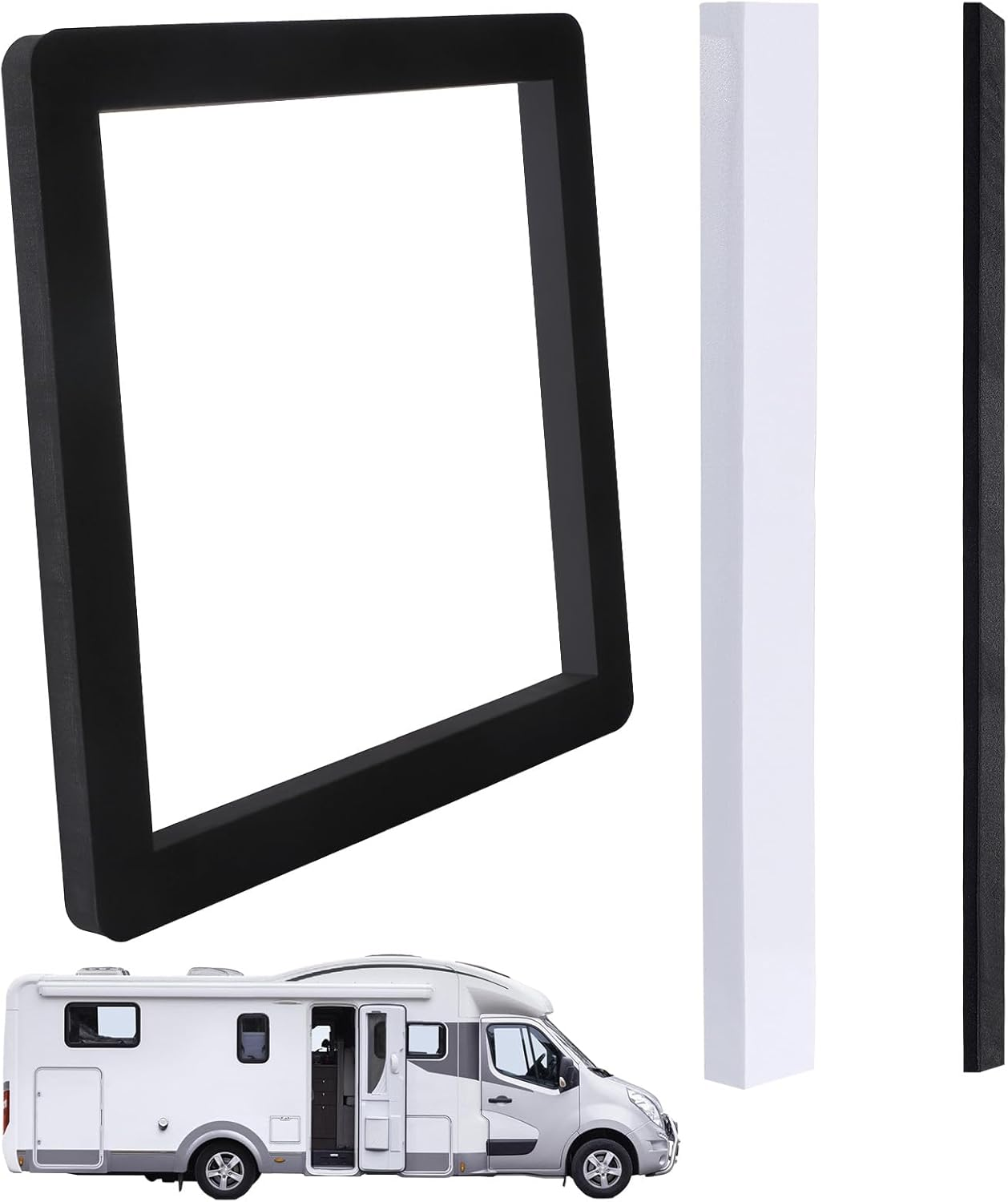 Universal RV Roof Air Conditioner Gasket Kit, 14X14In Camper Roof A/C Gasket Kit - Waterproof Compression Seal Insulation - Self-Adhesive Picture Frame Gasket and Leveling Pads image number 6