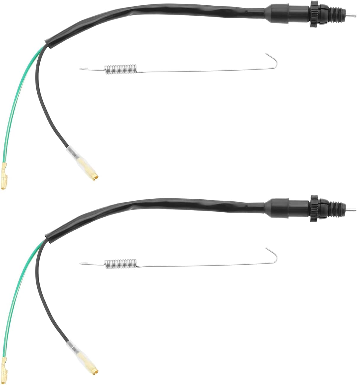 2Pcs Motorcycle Brake Light Switch with Spring Universal Kit at the Rear Compatible with Honda Compatible with Kawasaki Bicycle Accessories image number 1