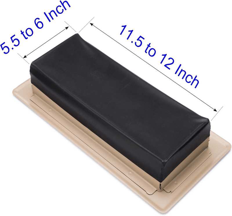 Rubber Vent Cover, Size Options 4X10 Inch / 4X12 Inch / 4X14 Inch / 6X10 Inch / 6X12 Inch, 3-Pack