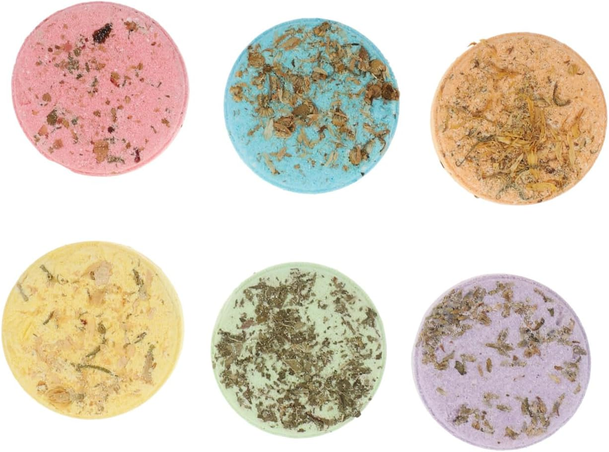 Aromatherapy Shower Steamers 6Pcs Bathing Sheets Set with Jasmine Mint Lavender Orange Sea Salt Rose Scents for Relaxation and Spa Bathing image number 5